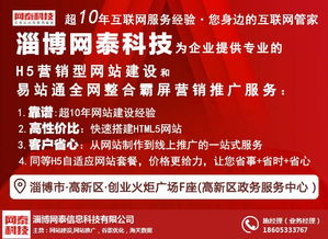 淄博网泰科技 专业打造临淄品牌网站，高清视觉引领企业形象升级